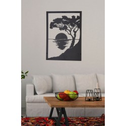 Günbatımı Mdf Tablo