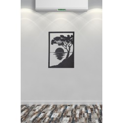 Günbatımı Mdf Tablo