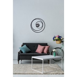 Sarmal Model Modern Dekoratif Mdf Duvar Saati