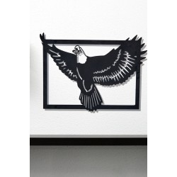 Süzülen Kartal Metal Tablo