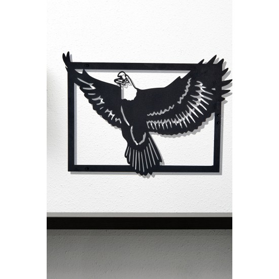 Süzülen Kartal Metal Tablo